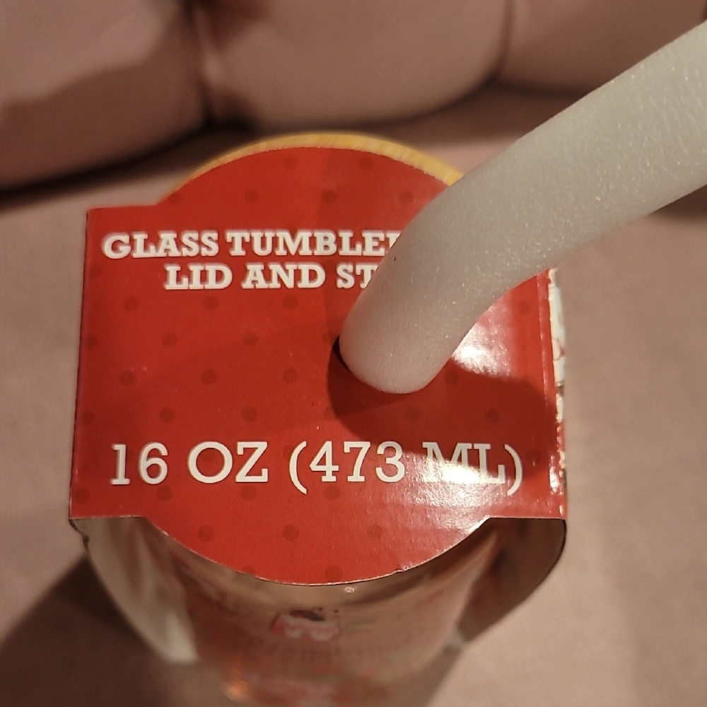 Strawberry Shortcake Glass Jar with Lid - Picture 5 of 5